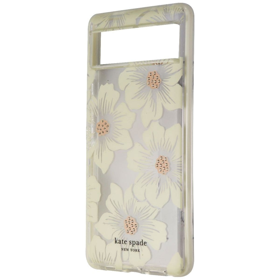 Kate Spade Defensive Hardshell Case for Pixel 6 - Hollyhock Floral Clear Image 1