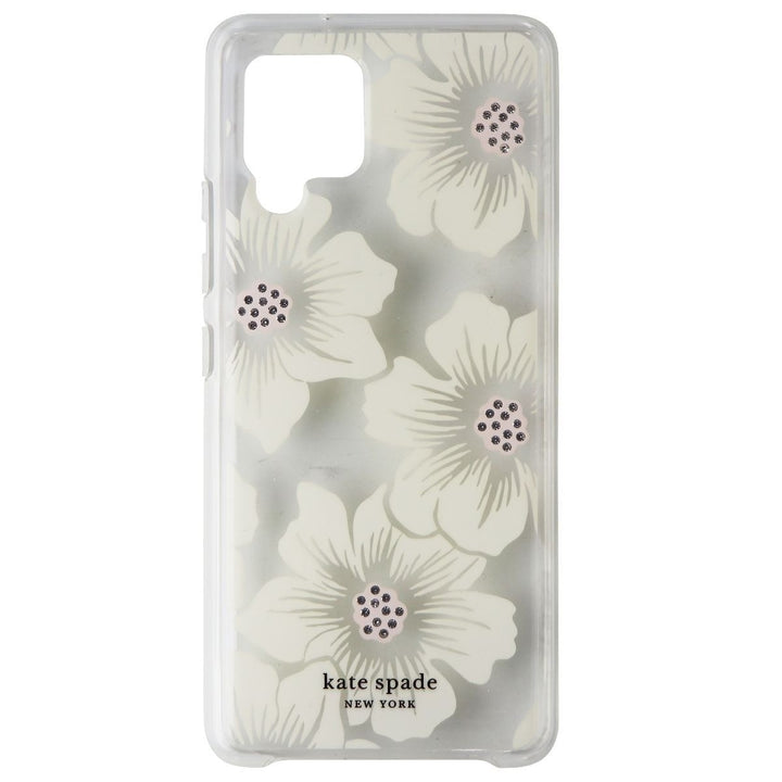 Kate Spade Hardshell Case for Samsung Galaxy A42 5G - Hollyhock Floral Clear Image 3