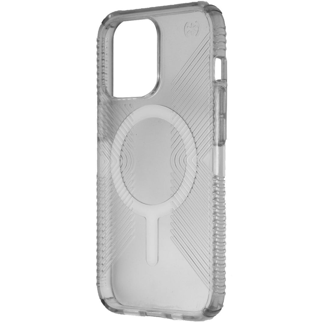 Speck Perfect Clear Grip Case for MagSafe for iPhone 13 Pro - Clear/White Image 1