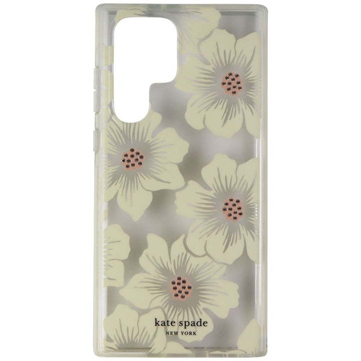 Kate-Spade Defensive Hardshell Case for Galaxy S22 Ultra - Hollyhock Floral Image 2