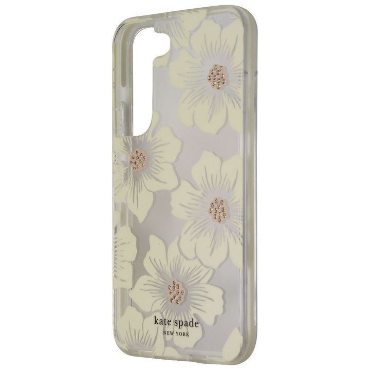 Kate Spade Defensive Hardshell Case for Galaxy S22 - Hollyhock Floral Image 1