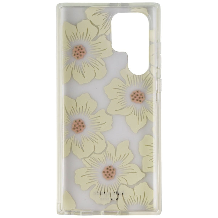 Kate-Spade Defensive Hardshell Case for Galaxy S22 Ultra - Hollyhock Floral Image 3