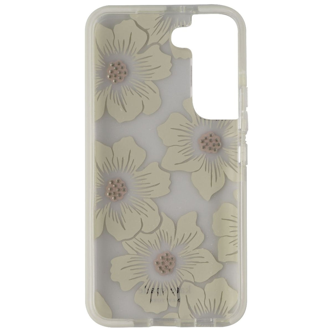 Kate Spade Defensive Hardshell Case for Galaxy S22 - Hollyhock Floral Image 3