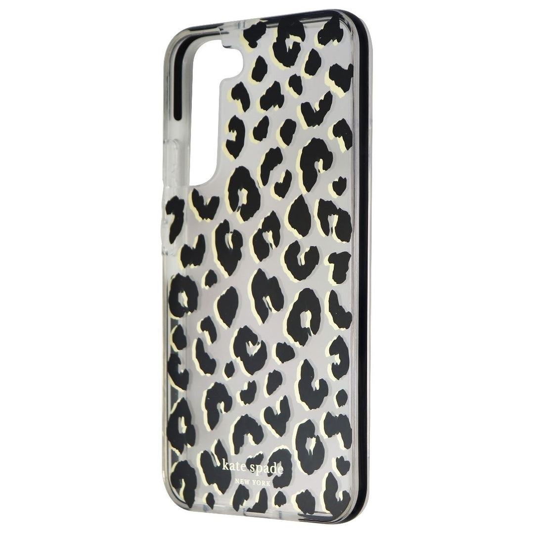 Kate Spade Defensive Hardshell Case for Samsung Galaxy (S22+) - City Leopard Image 1