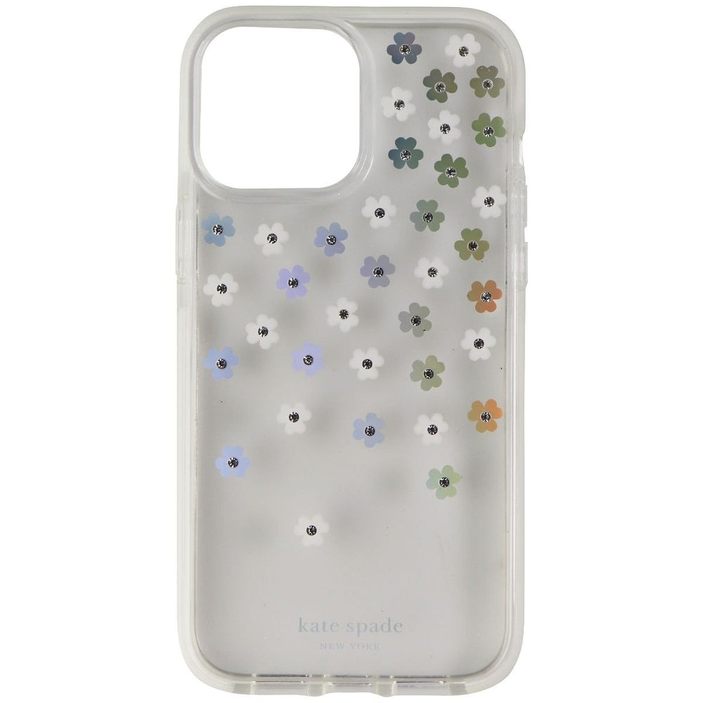 Kate Spade Hardshell Case for iPhone 13 Pro Max - Iridescent Scattered Flowers Image 2