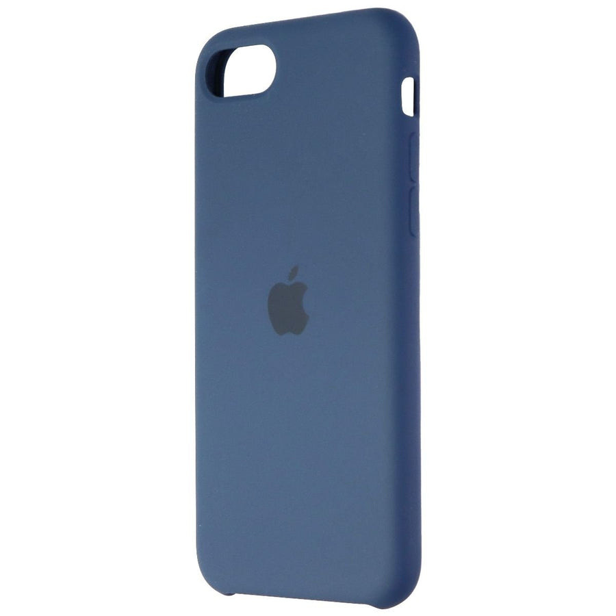 Apple Silicone Case for Apple iPhone SE (2nd and 3rd Gen) - Abyss Blue Image 1