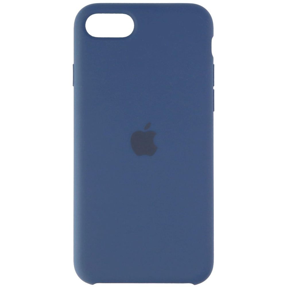 Apple Silicone Case for Apple iPhone SE (2nd and 3rd Gen) - Abyss Blue Image 2