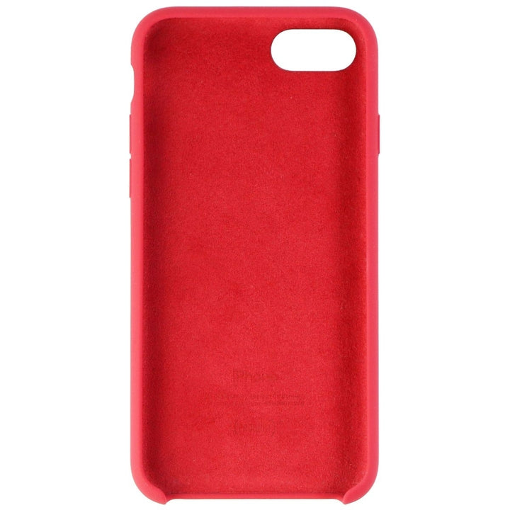 Apple Silicone Case for Apple iPhone SE (2nd and 3rd Gen) - Red Image 3