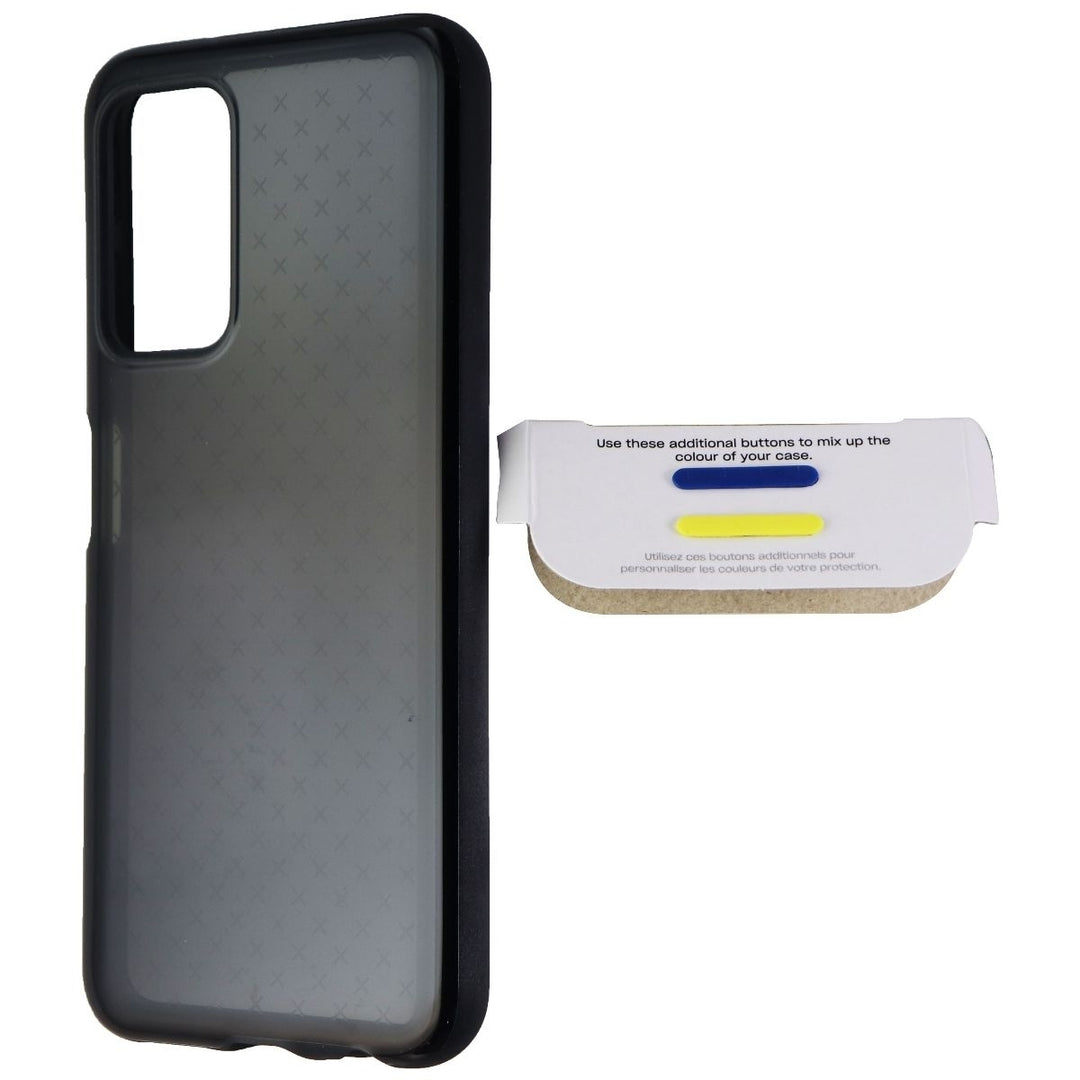 Tech21 Evo Check Series Flexible Gel Case for Samsung Galaxy A03s - Black Image 1