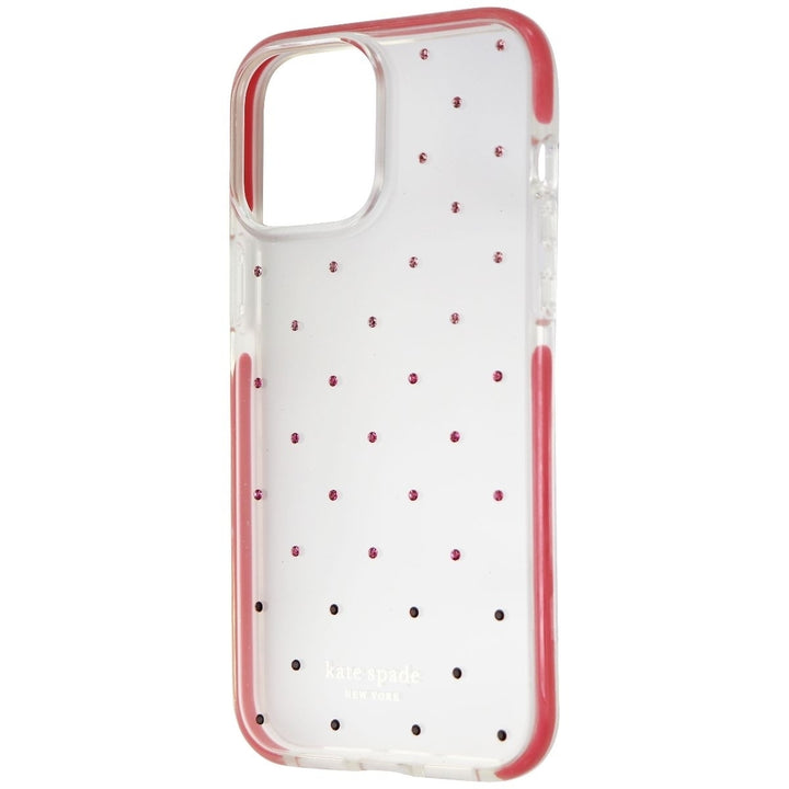 Kate Spade Hardshell Case for iPhone 13 Pro Max - Pin Dot Ombre Pink/Clear Image 1