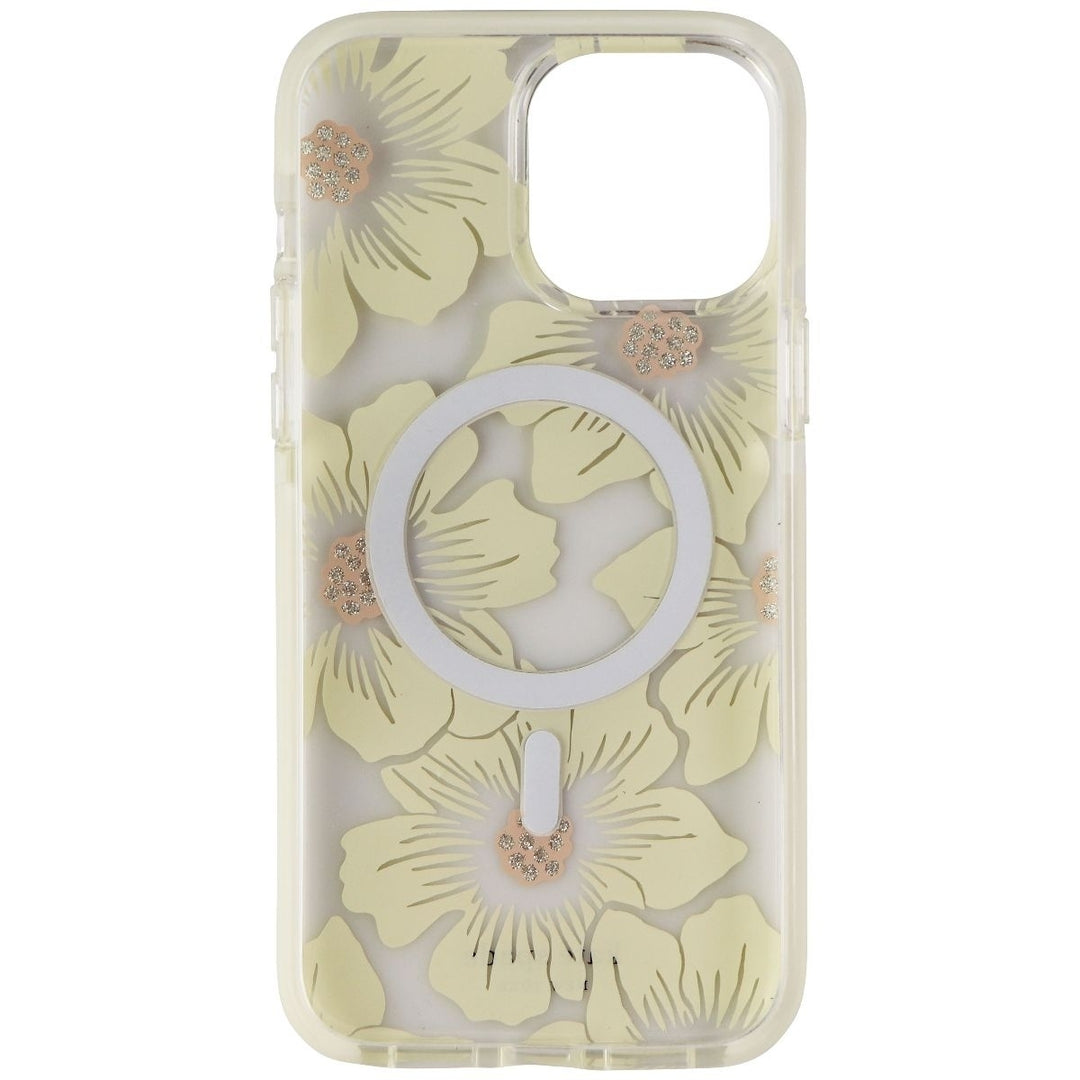 Kate Spade Hardshell Case for MagSafe for iPhone 13 Pro Max - Hollyhock Floral Image 3