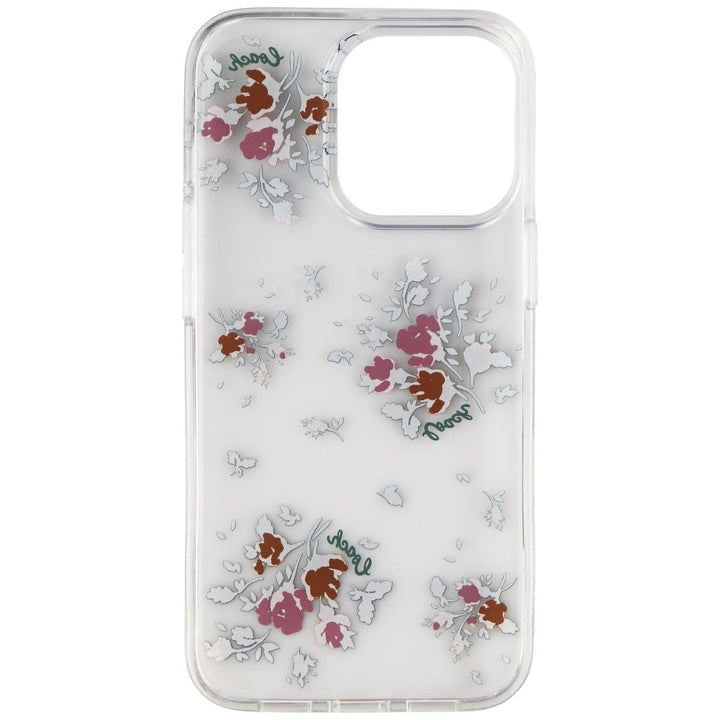 Coach Protective Hardshell Case for iPhone 13 Pro - Rose Bouquet/Clear Image 3