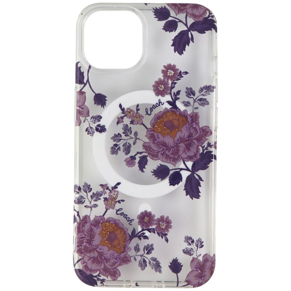 Coach Protective Case for MagSafe for Apple iPhone 13 - Moody Floral Clear Image 2