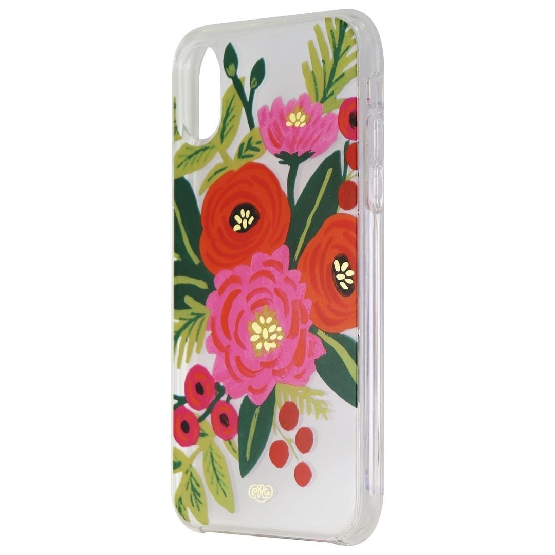 Rifle Paper Co. Protective Series Case for Apple iPhone X - Clear/ Floral Image 3