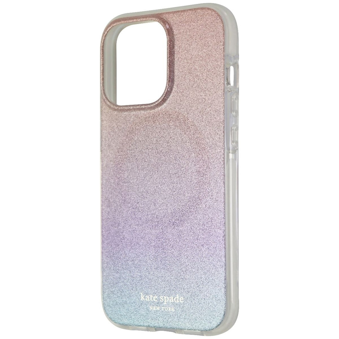 Kate Spade Hardshell Case for MagSafe for iPhone 13 Pro - Glitter Ombre Pink Image 1