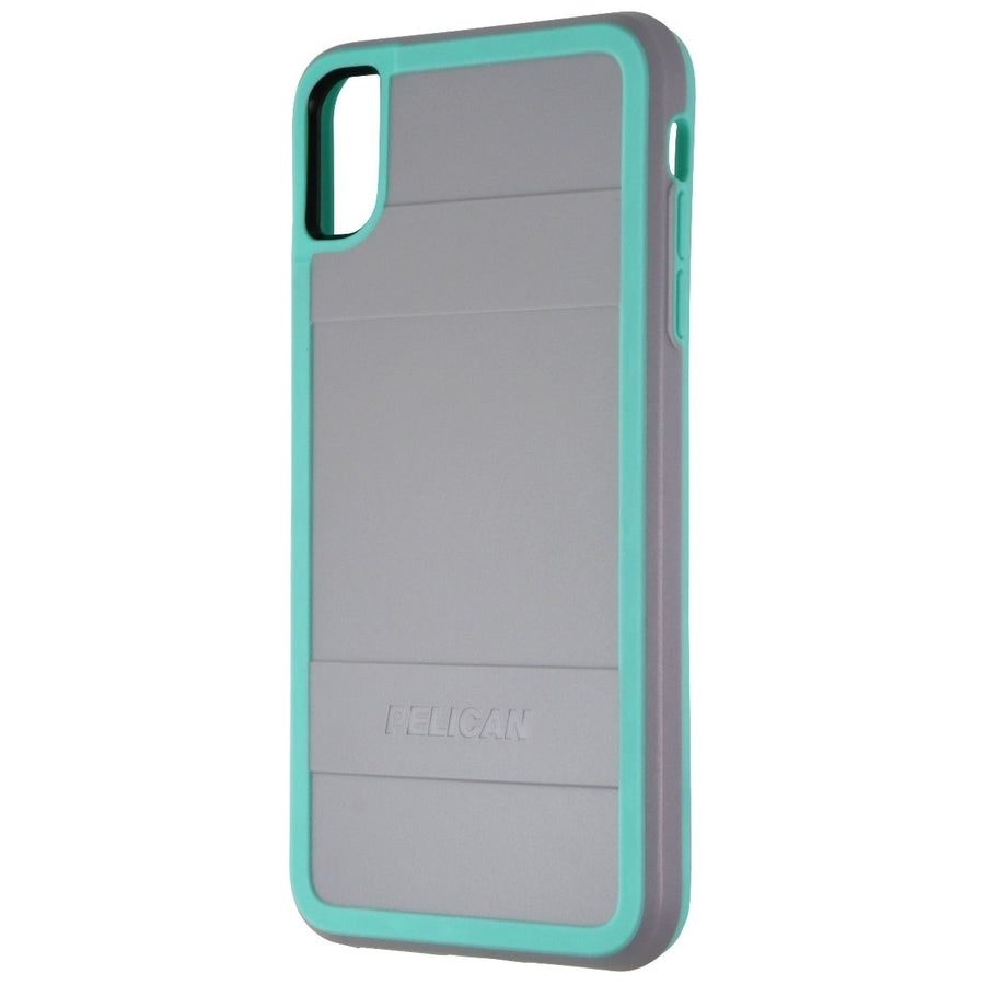 Pelican Protector Series Dual Layer Case for Apple iPhone Xs Max - Grey / Aqua Image 1