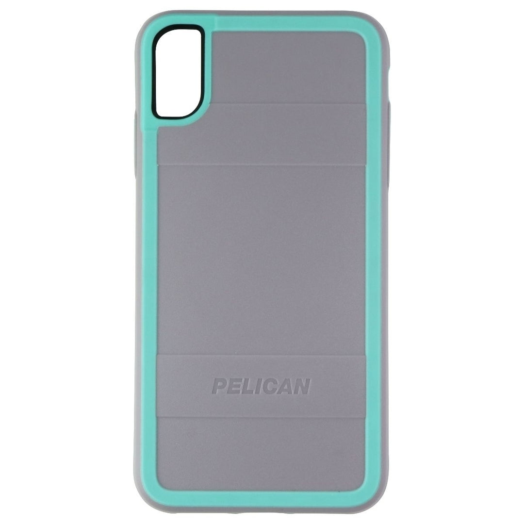 Pelican Protector Series Dual Layer Case for Apple iPhone Xs Max - Grey / Aqua Image 2