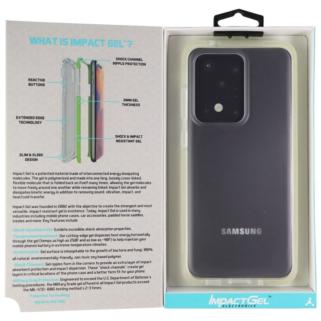 Impact Gel Crusader Chroma Series Case for Samsung Galaxy S20 Ultra - Clear Image 4