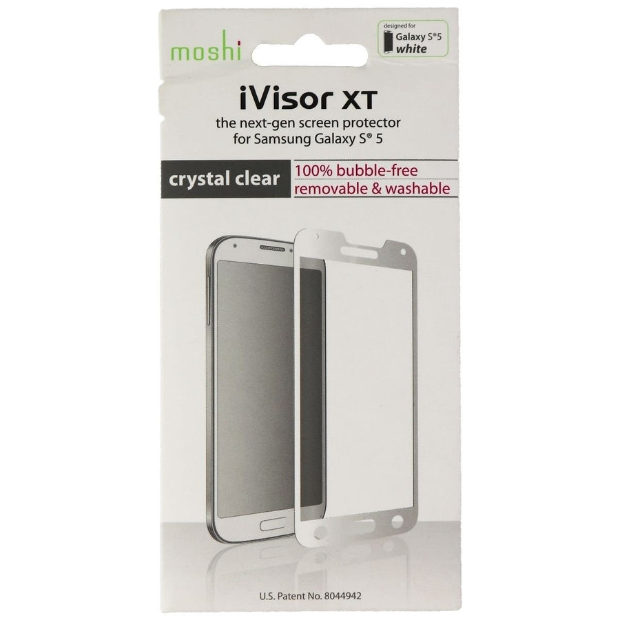 Moshi iVisor XT Screen Protector for Samsung Galaxy S5 - Clear/White Image 1