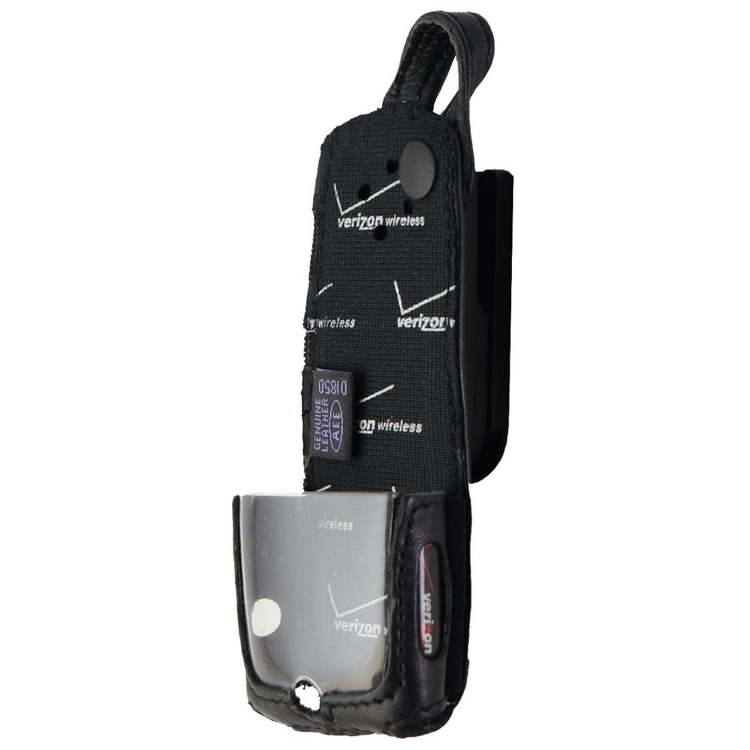 Verizon Leather Case with Swivel for LG VX2000 - Black Image 1