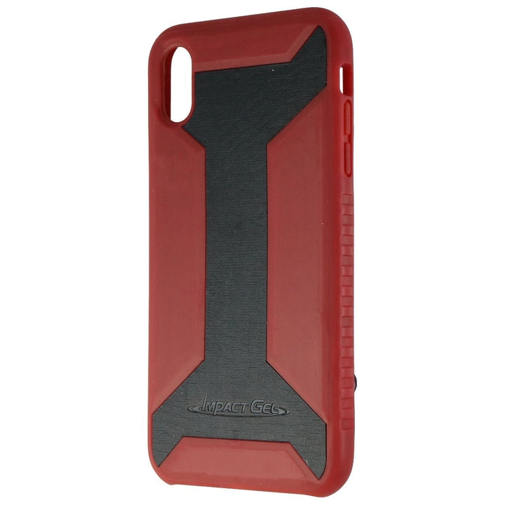 Impact Gel Warrior Series Case for Apple iPhone XS Max - Red and Black Image 1