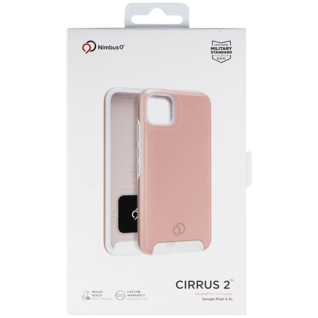 Nimbus9 Cirrus 2 Case for Google Pixel 4 XL Smartphones - Clear/Rose Image 4