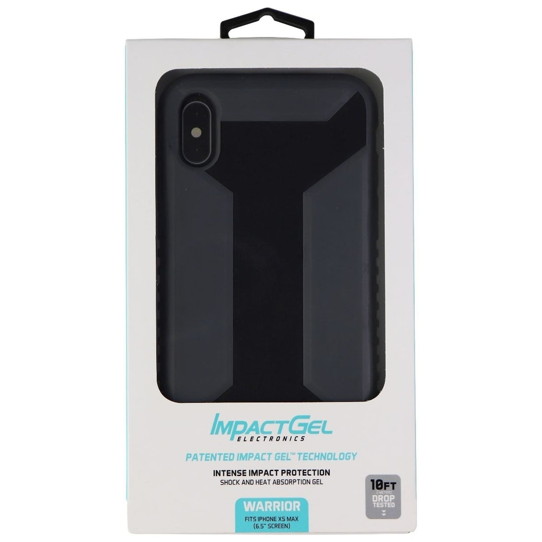 Impact Gel Warrior Series Case for Apple iPhone Xs Max - Black/Gray Image 4