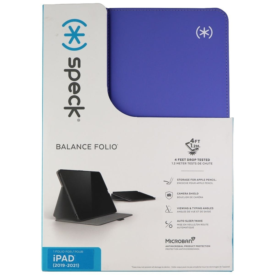 Speck Balance Folio Case for iPad 10.2-in (9th/8th/7th Gen) - Grounded Purple Image 1