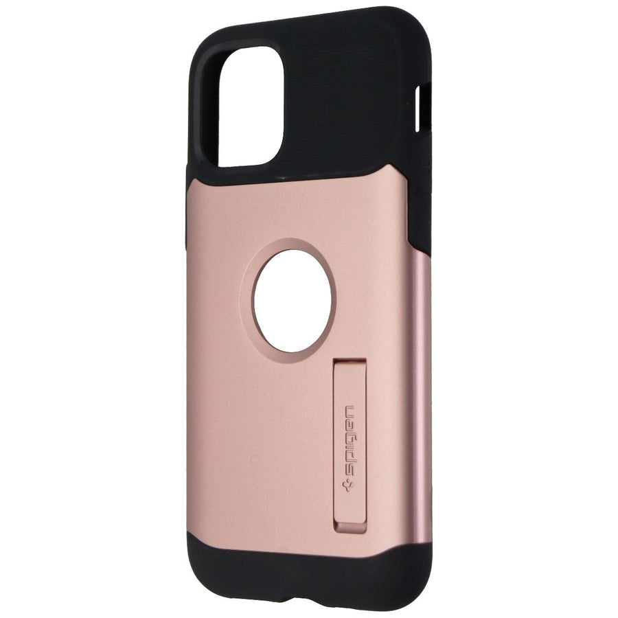 Spigen Slim Armor Series Case for Apple iPhone 11 Pro - Rose Gold/Black Image 1