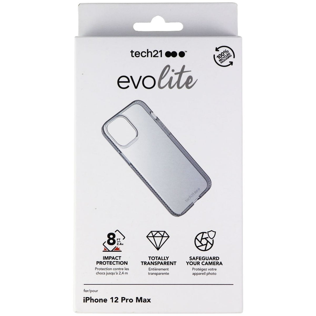 Tech21 Evo Lite Series Case for Apple iPhone 12 Pro Max - Clear Image 4