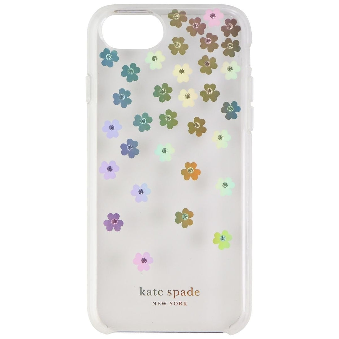 Kate Spade Protective Case for iPhone SE (3rd/2nd Gen) 8 / 7 - Scattered Flowers Image 2