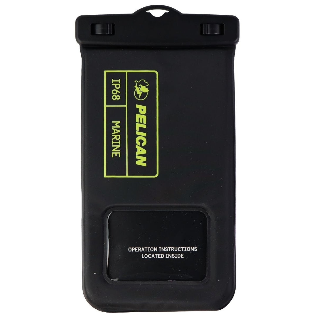 Pelican Marine Waterproof Floating Phone Pouch (Regular Size) - Black/Yellow Image 3