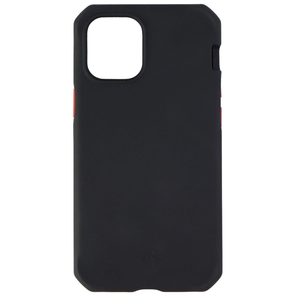 ITSKINS Supreme Solid Case for Apple iPhone 12 mini - Black / Red Buttons Image 2