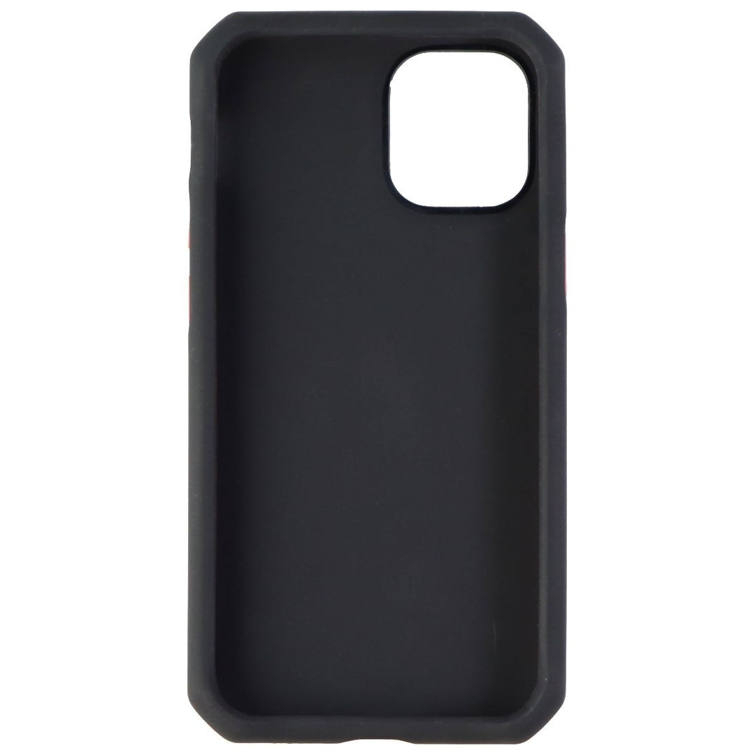 ITSKINS Supreme Solid Case for Apple iPhone 12 mini - Black / Red Buttons Image 3