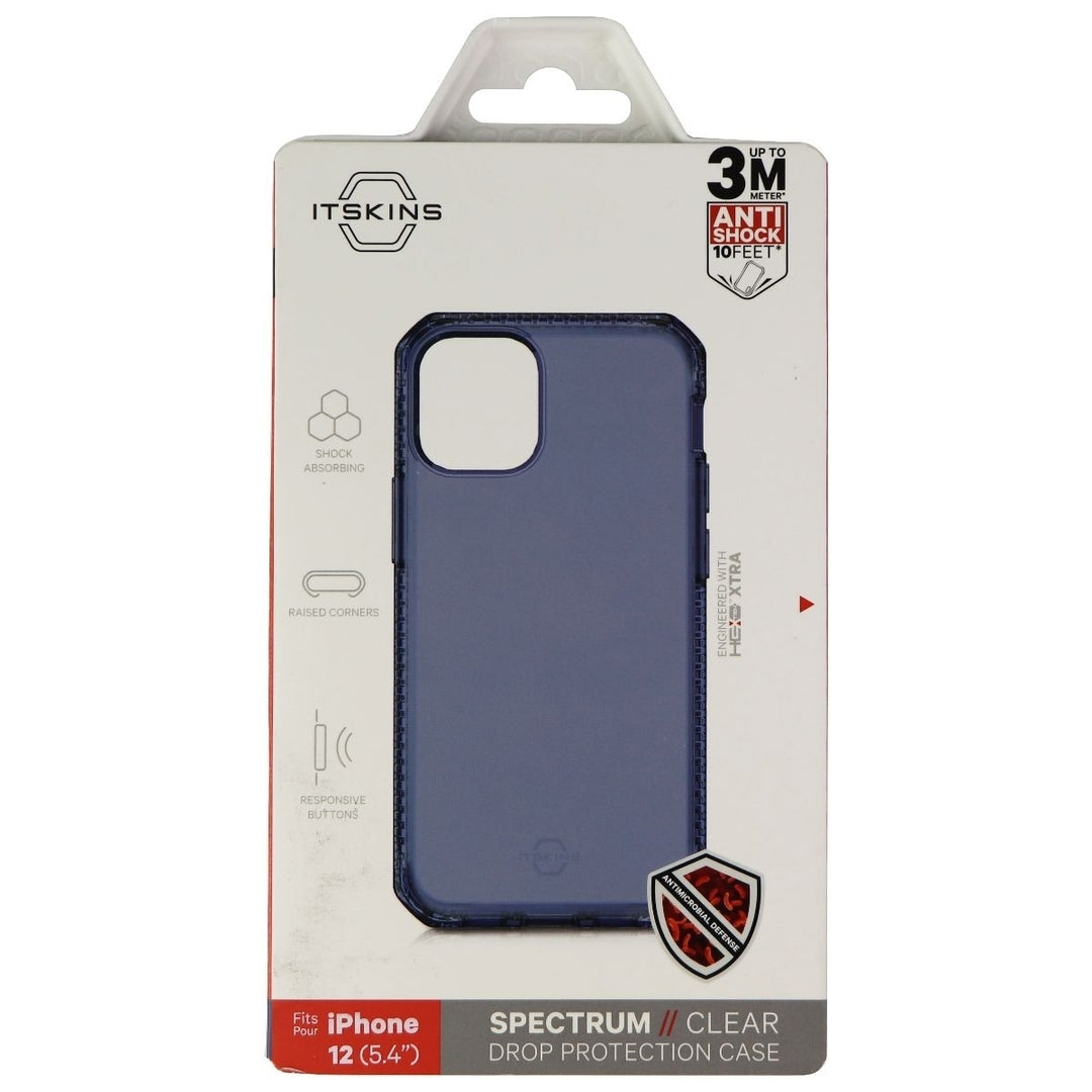 ITSKINS Spectrum Clear Series Case for Apple iPhone 12 Mini - Deep Blue Image 4