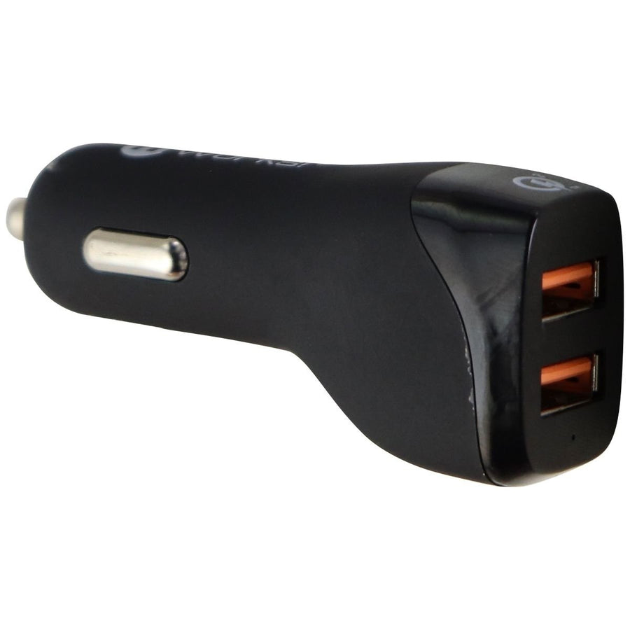 mWorks! mPOWER! QC 3.0 Dual Port USB Universal Car Charger - Black Image 1