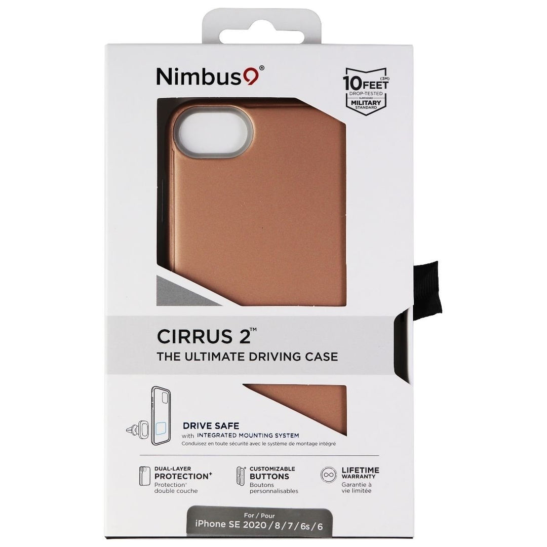 Nimbus9 Cirrus 2 Case for Apple iPhone SE (2nd Gen) / 8 / 7 / 6s - Rose Clear Image 4