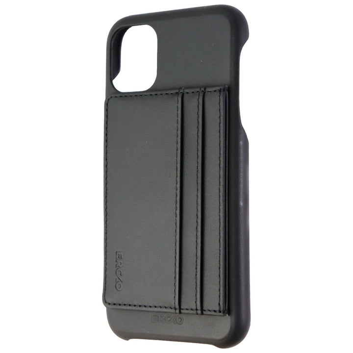 Ercko 2-in-1 Slim Leather Magnet Case and Wallet for Apple iPhone 11 - Black Image 1