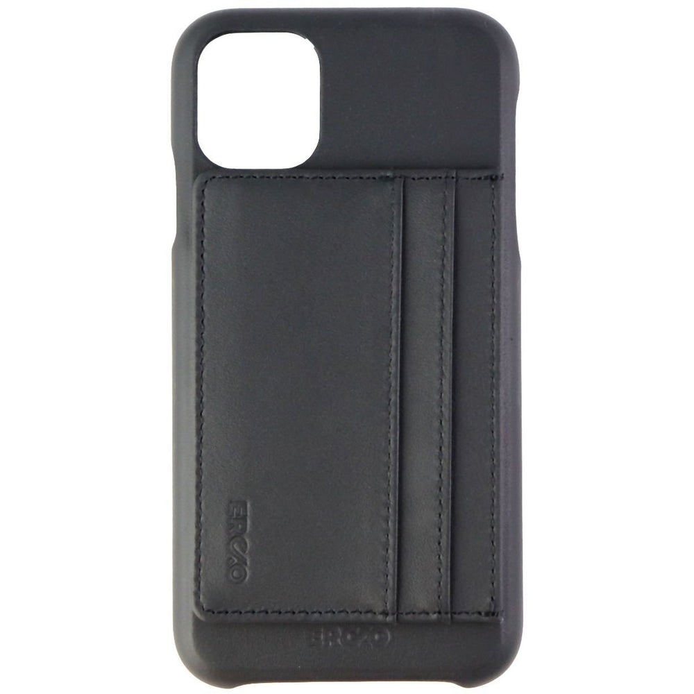 Ercko 2-in-1 Slim Leather Magnet Case and Wallet for Apple iPhone 11 - Black Image 2