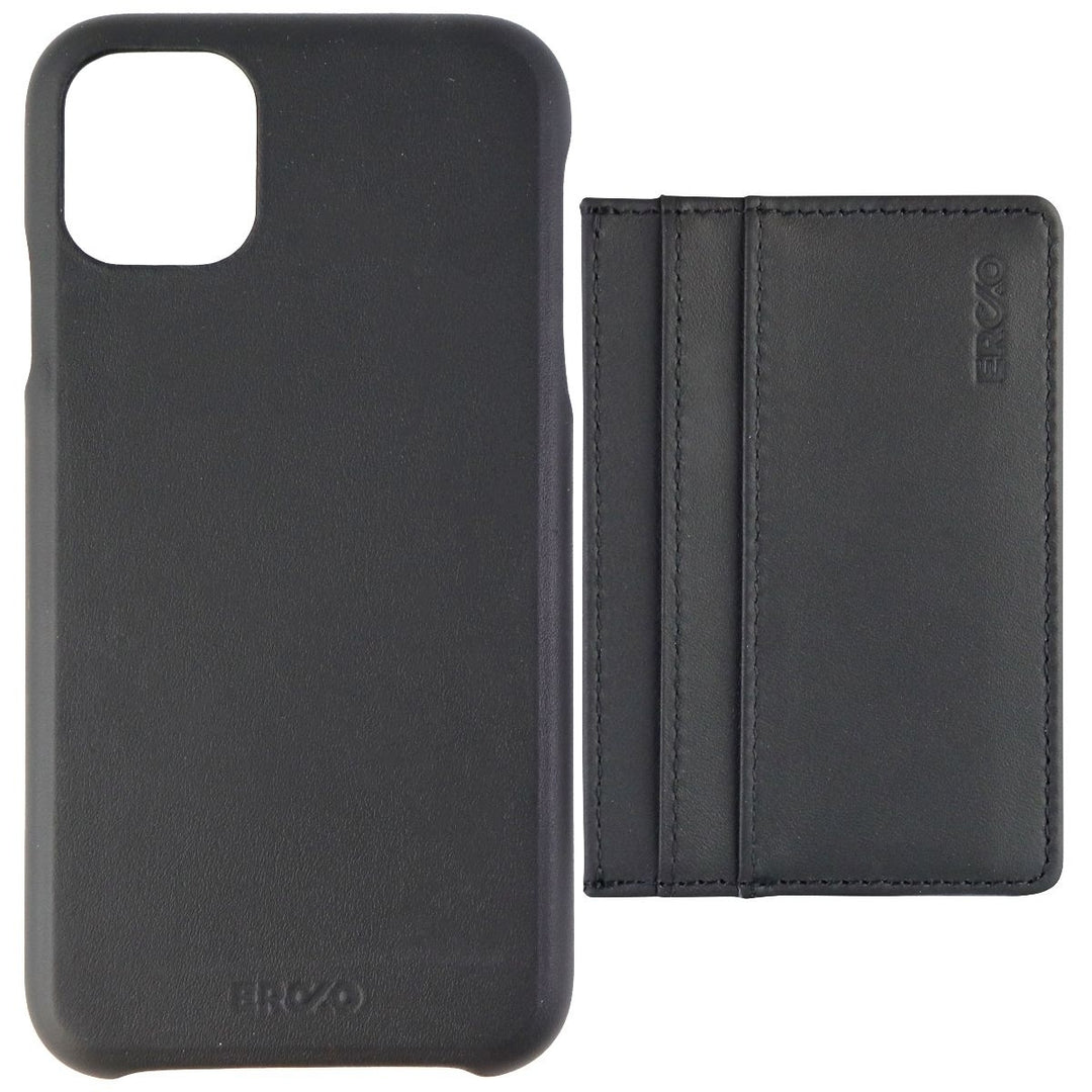 Ercko 2-in-1 Slim Leather Magnet Case and Wallet for Apple iPhone 11 - Black Image 3