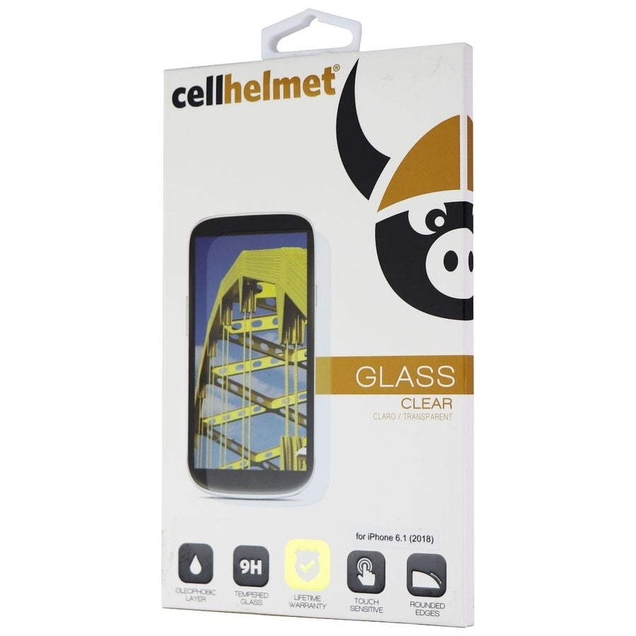 CellHelmet Tempered Glass Screen Protector for Apple iPhone XR - Clear Image 1