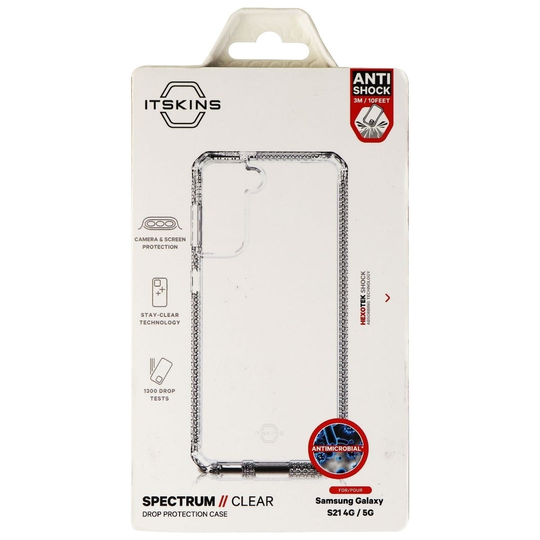 ITSKINS Spectrum Clear Durable Gel Case for Samsung Galaxy S21 (5G) - Clear Image 1