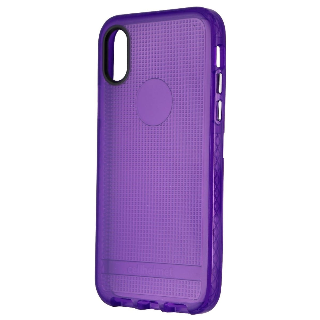 CellHelmet Altitude X Series Gel Case for Apple iPhone Xs/X - Purple Image 1