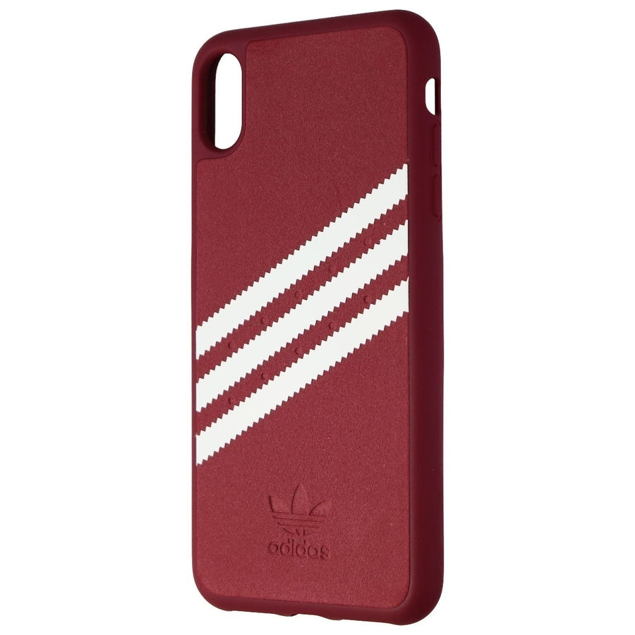 Adidas 3-Stripes Snap Case for Apple iPhone Xs Max - Burgundy Image 1