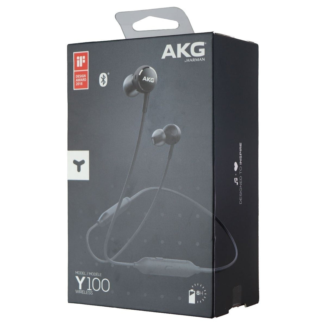 AKG Y100 Wireless Bluetooth Earbuds - Black (US Version) Image 1