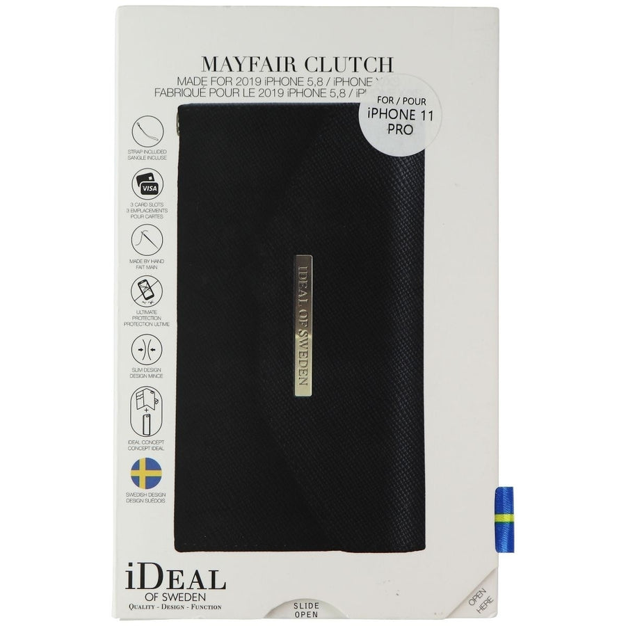 iDeal of Sweden Mayfair Clutch Wallet for Apple iPhone 11 Pro - Black Image 1