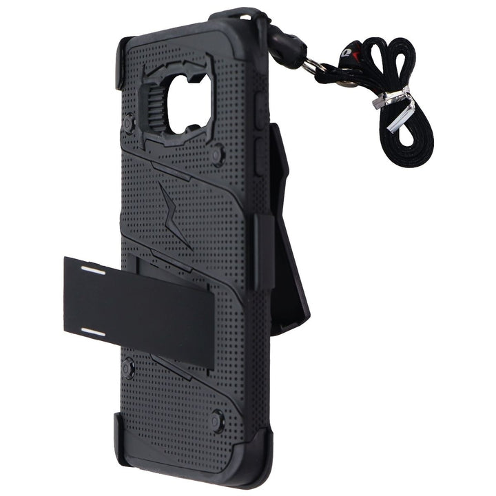 Zizo Bolt Series Case and Holster for Samsung Galaxy S7 Edge - Black Image 1