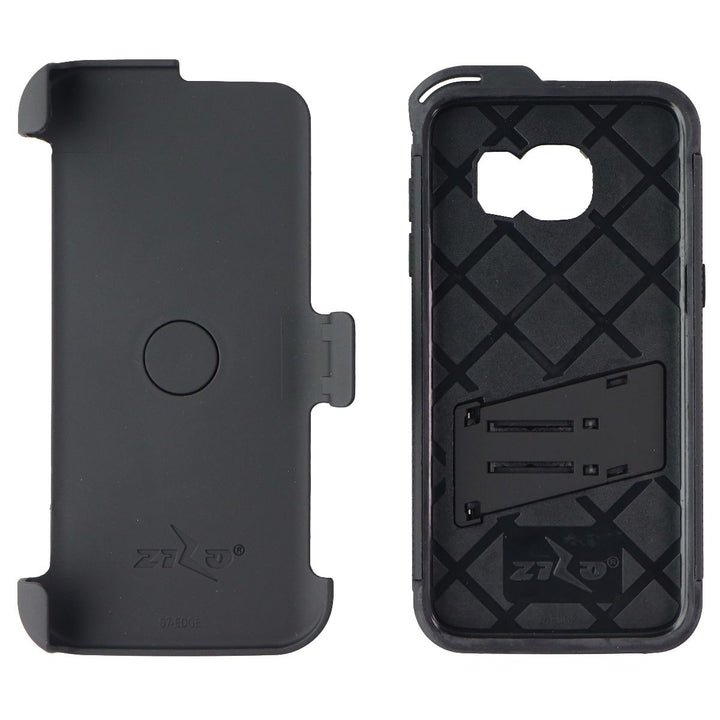 Zizo Bolt Series Case and Holster for Samsung Galaxy S7 Edge - Black Image 4