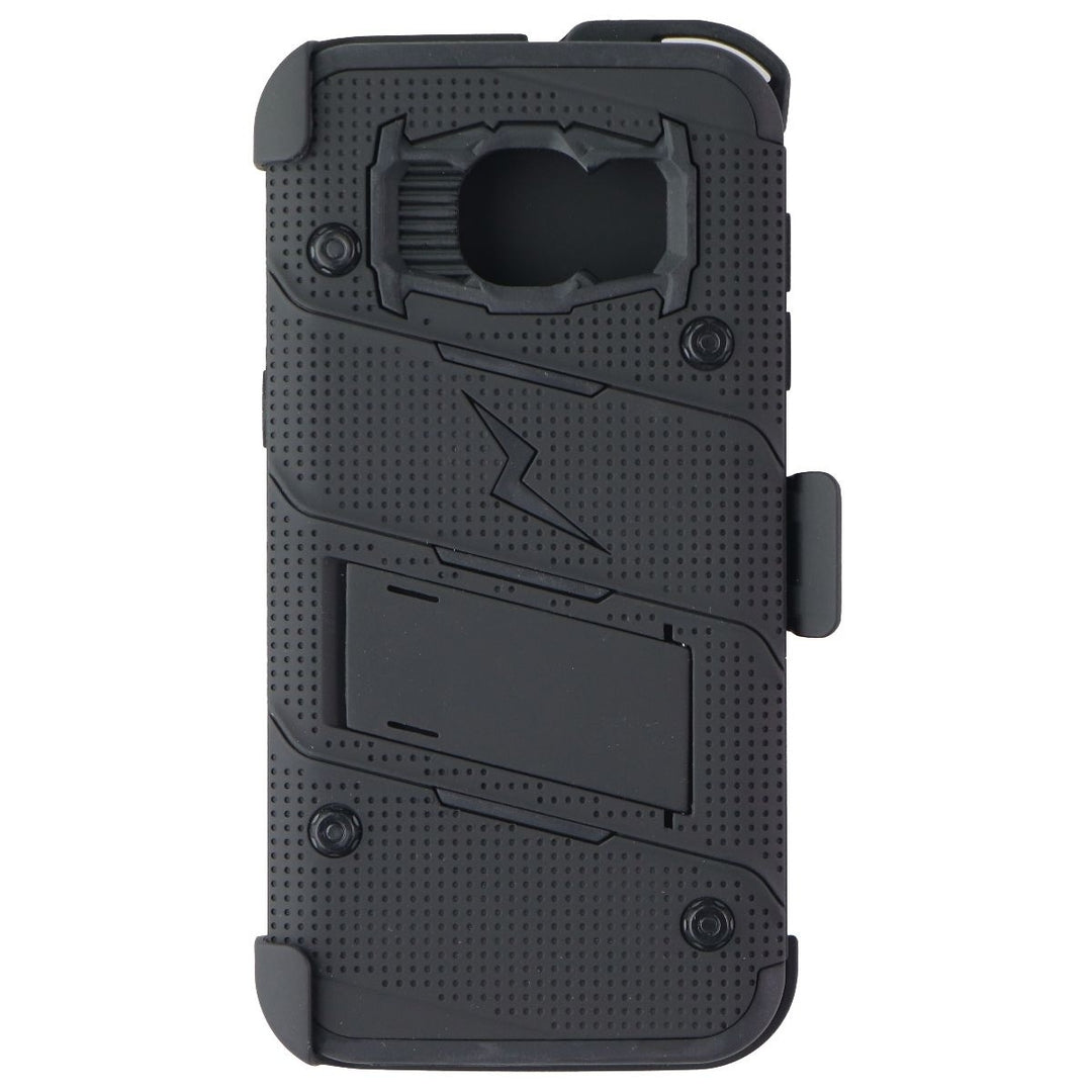 Zizo Bolt Series Case and Holster for Samsung Galaxy S7 Edge - Black Image 4