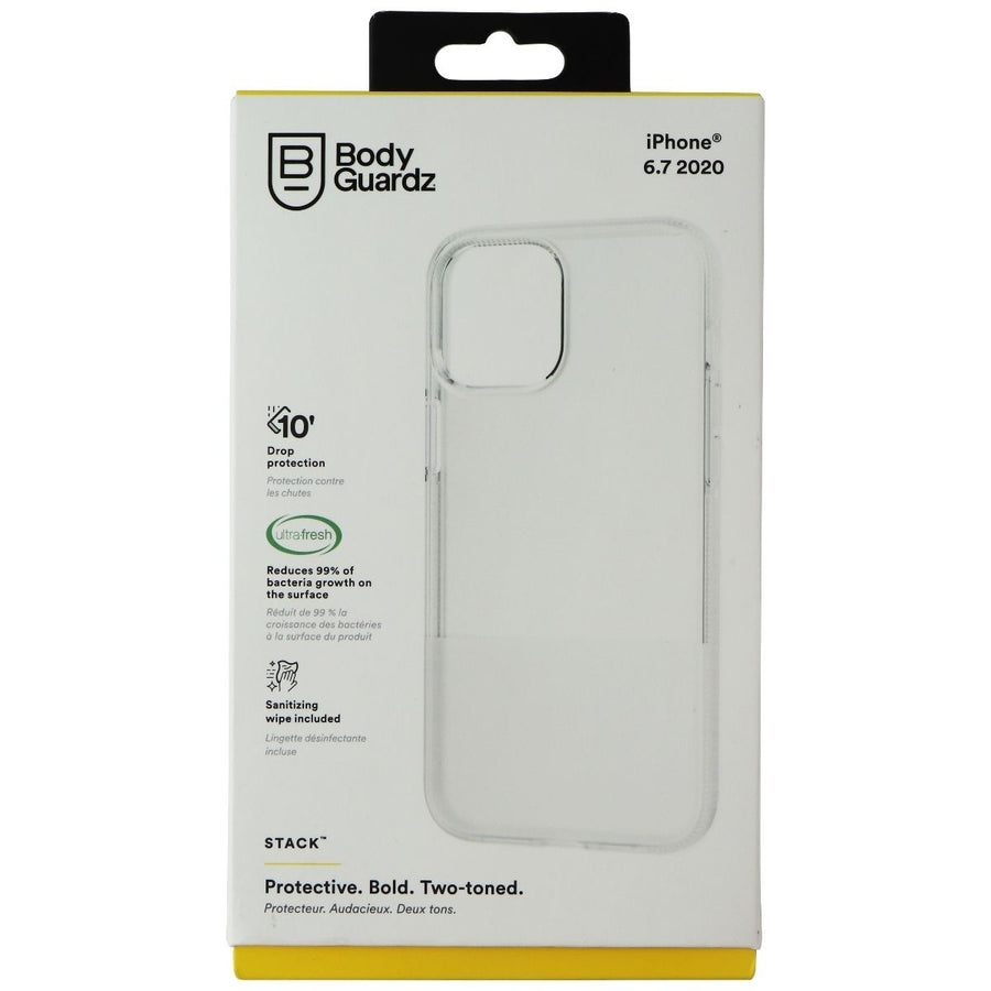 BodyGuardz Stack Series Case for iPhone 12 Pro Max - Two Tone Clear Image 1